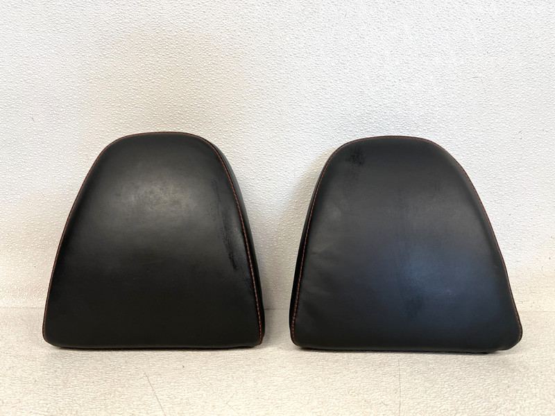 ⭐2009-2016 BMW Z4 M-SPORT FRONT LEFT & RIGHT SEAT HEADREST PAD BLACK OEM LOT2736