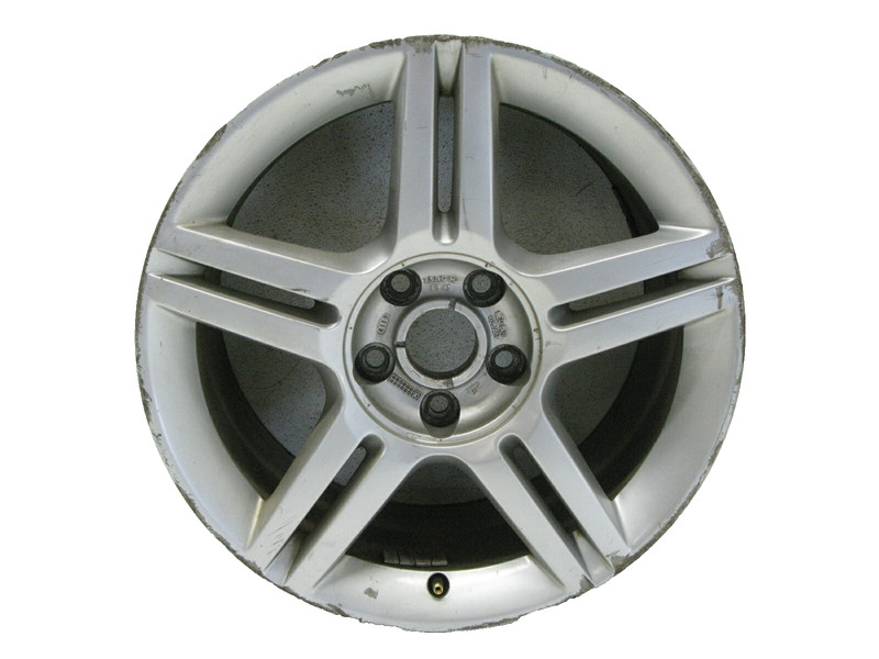 04-09 AUDI B7 A4 QUATTRO RIM WHEEL 5 DOUBLE SPOKE OEM 7.5 17" 8E0601025 021022 2