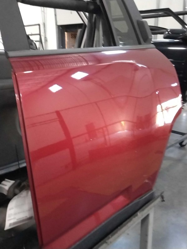 2014 Jeep Compass Left Rear Door Red OEM Used 86000 Miles NJ25-19123-472312