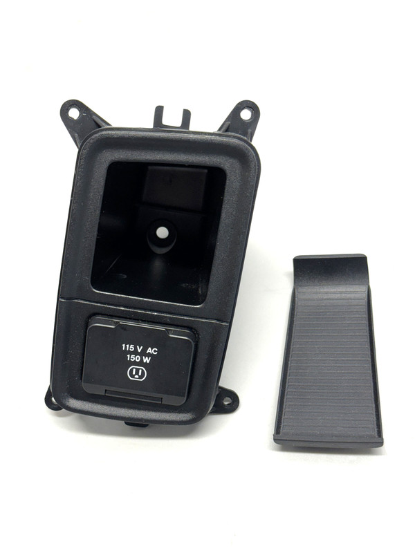 ✅13-2024 RAM 1500-3500 OEM STORAGE DASH POWER OUTLET INVERTER BEZEL 115V / 150W