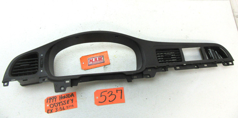 SPEEDOMETER DASH SWITCH TRIM PANEL VENTS AIR VENT HOOD BLACK for 99-04 ODYSSEY