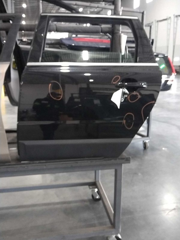 2016 Volvo 70 Series Left Rear Door Black Used, Dented, 135k Miles