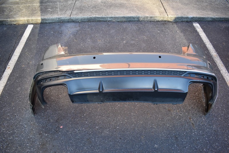 2017-2020 AUDI A4 S4 QUATTRO REAR BUMPER WITH LOWER VALANCE OEM 8W0807521AC