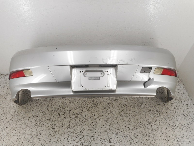 04 05 BMW 645Ci Rear Bumper Cover OEM Silver W/O Park Assist