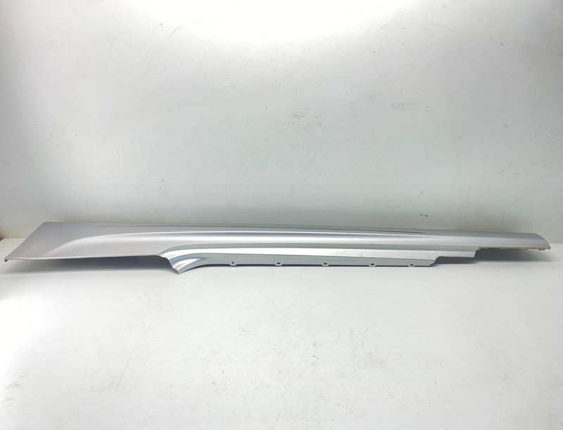 07-13 BMW E92 E93 328 335 2 Dr M Sport Left Driver Skirt Rocker Panel Silver OEM
