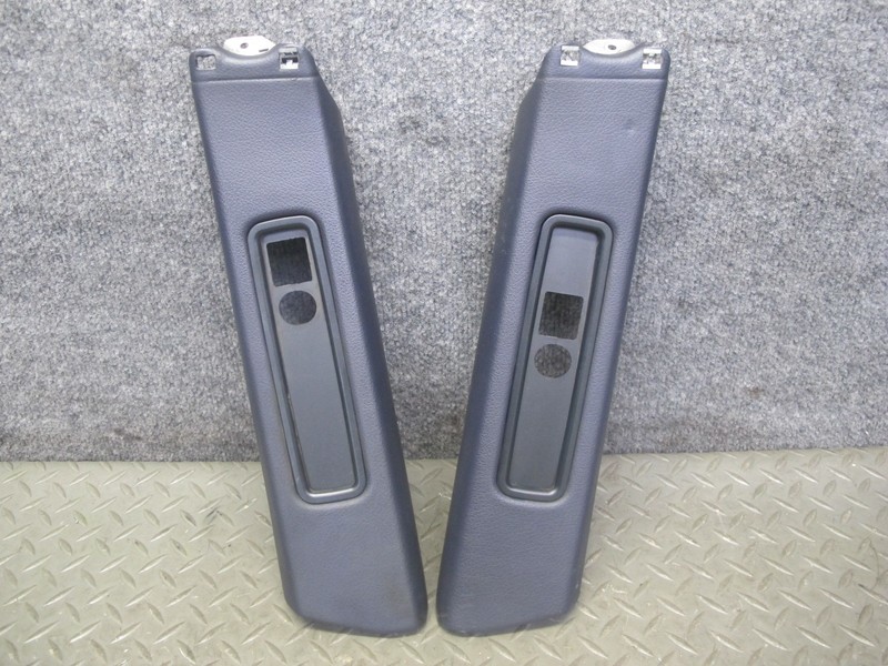 2005-2008 PORSCHE 911 997 COUPE B PILLAR INTERIOR UPPER TRIM PANEL SET OF 2