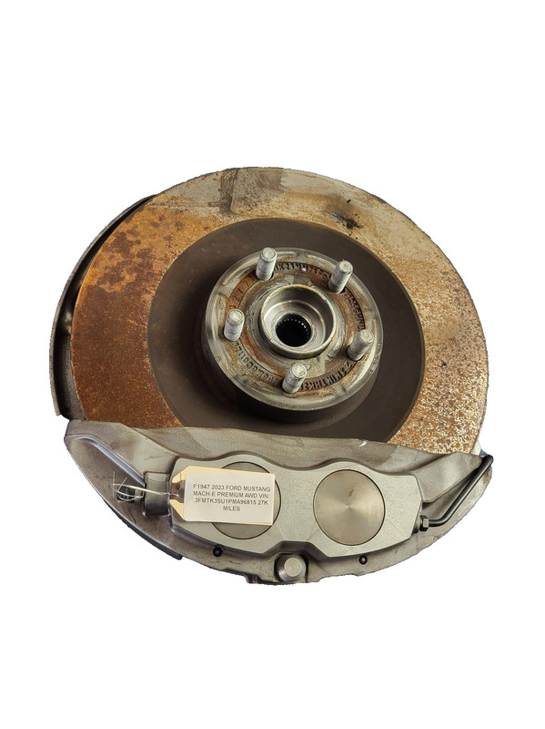Used Oem Ford Left Front Knuckle & Caliper & Rotor 2021-2025 Mustang Mach-E