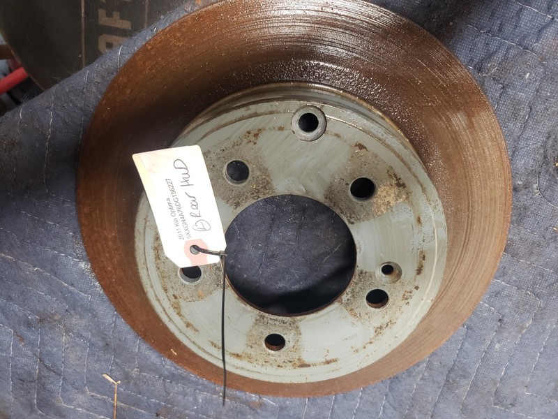 2011 Optima Left Rear Rotor