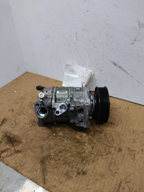 2018 Audi A4 A/C Compressor OEM 4M0820803 86000 Miles Black Used Parts