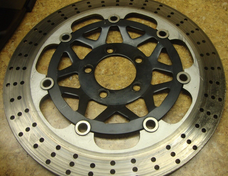 2001 Kawasaki ZX1100 ZX 1100 ZX11 Ninja Front Disk Brake Rotor Wheel Rim 01