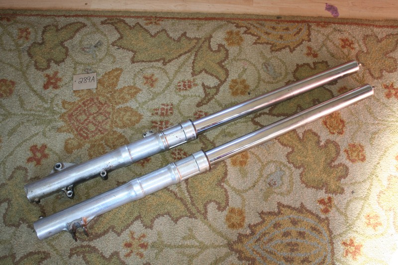 1985 Honda XR 600R Front Suspension Fork Tubes OEM 85