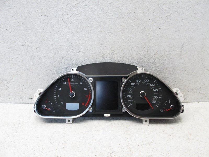 10-11 AUDI 4L Q7 GAS PETROL SPEEDOMETER INSTRUMENT GAUGE CLUSTER OEM 101723