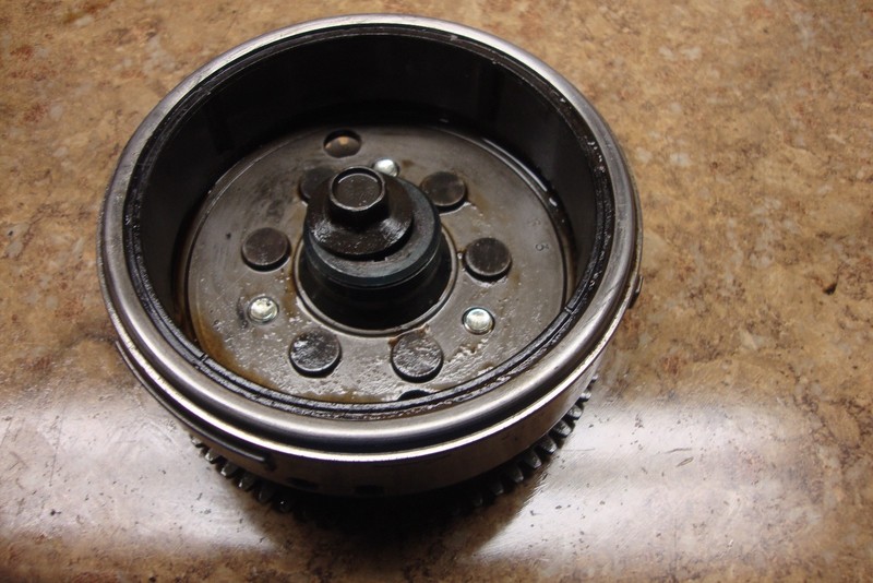 2000 Kawasaki Ninja EX250F Engine Alternator Rotor Flywheel 01 EX 250 F i12