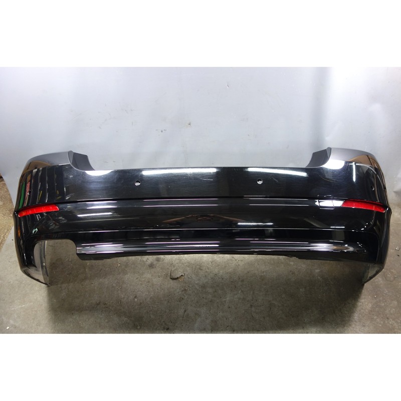 2011-2013 BMW F10 528i/iX Sedan PDC Factory Rear Bumper Cover Trim Black 2 OEM