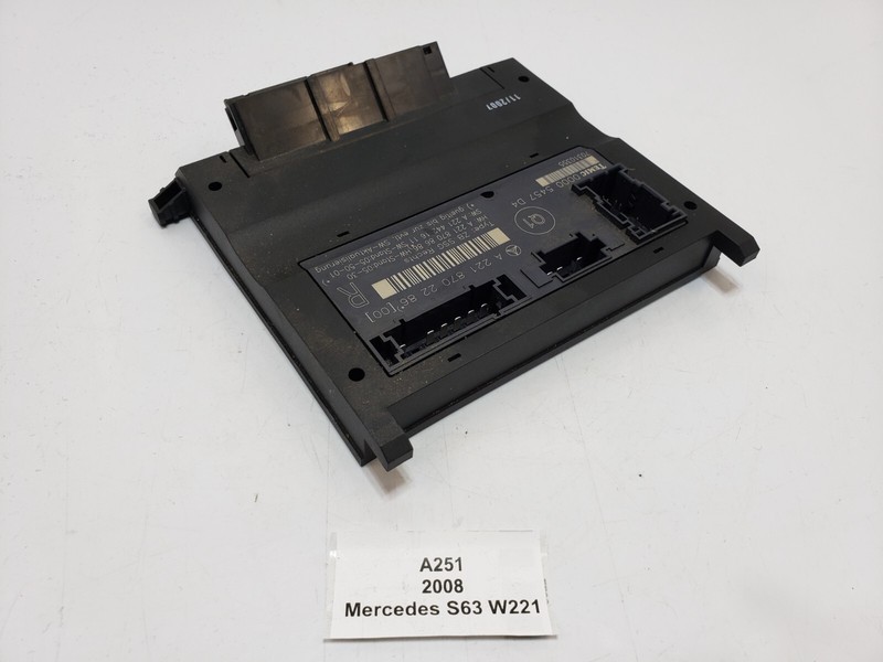 ✅ 07-13 OEM Mercedes W221 S63 S550 Front Right Passenger Seat Control Module