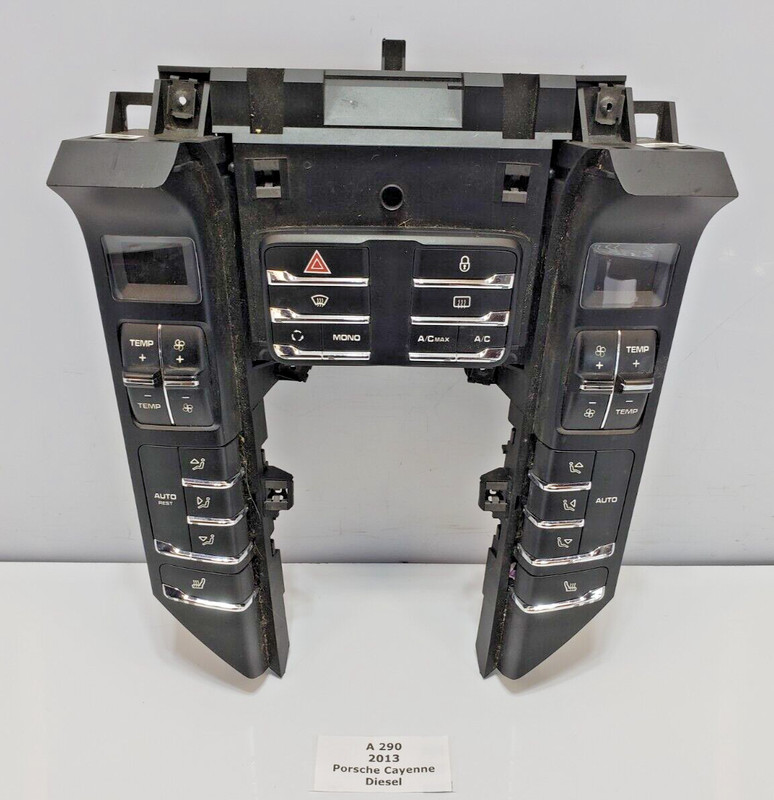 ✅11-14 OEM Porsche Cayenne Hybrid 958 Center Console Multifunction Switch Panel*