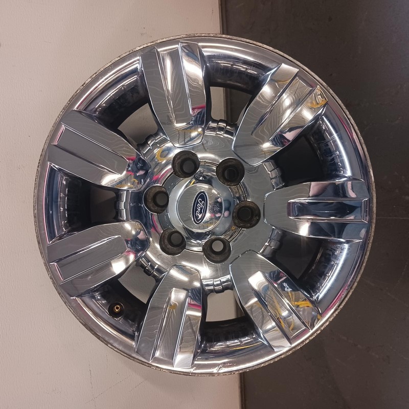 09-'12 FORD F150 Wheel 18x7-1/2 aluminum 7 spoke chrome OEM Grade B