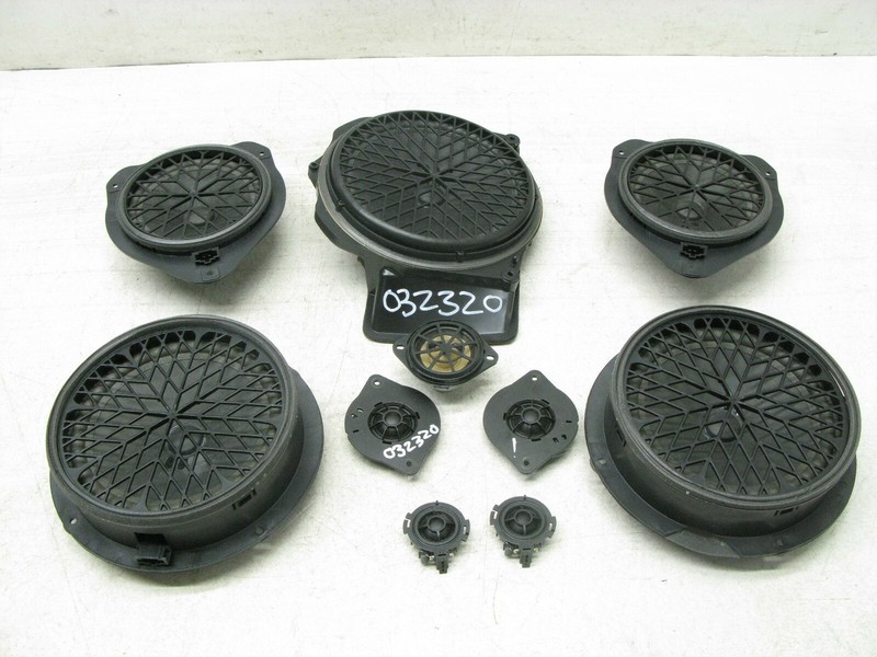 08-16 AUDI 8T A5 S5 RS5 COUPE FRONT REAR LEFT RIGHT DOOR TWEETER SPEAKER SET 032