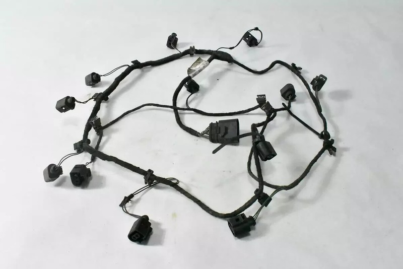 03-08 Bentley Continental GT GTC Rear Bumper Parking Sensor Wire Harness PDC OEM