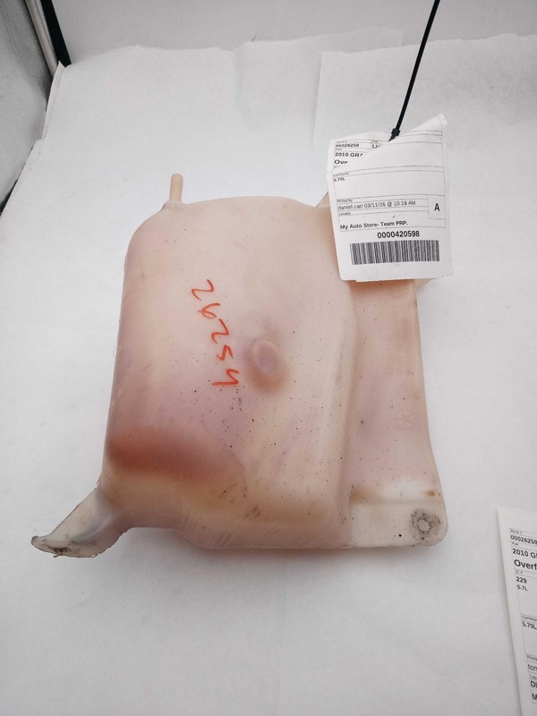 2010 Jeep Grand Cherokee Engine Coolant Reservoir Silver OEM 55038011AA/AB