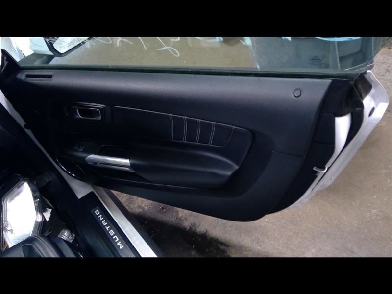 Passenger Front Door Card Trim Panel Black Leather Fits MUSTANG 2018 756519