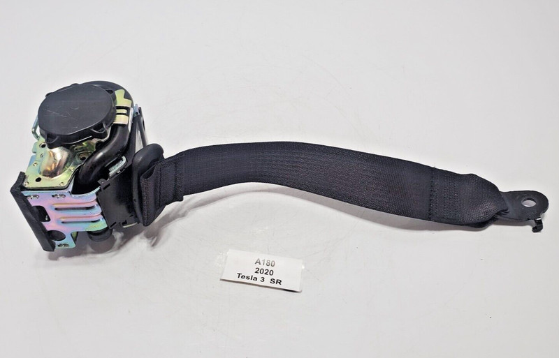✅ 17-23 OEM Tesla Model 3 Rear Right Passenger Side Seatbelt Seat Belt Retractor
