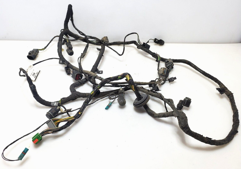 ✅ 16-19 OEM Jaguar XJ X351 Rear Bumper Wire Harness PDC Sensors Black w/ Camera