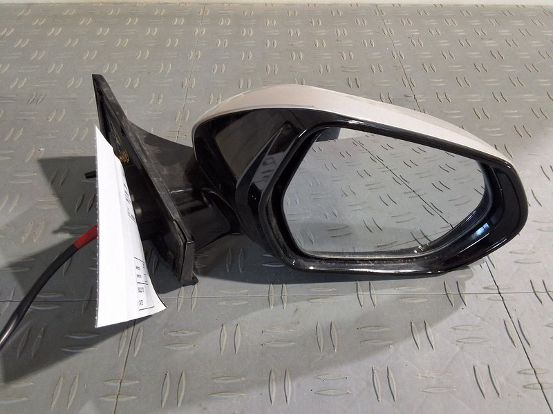 2016-2021 Toyota Prius Passenger Side View Mirror Power Gloss Black Base VIn FU