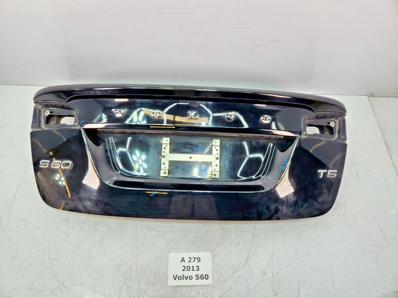 ✅ 11-13 OEM Volvo S60 Rear Trunk Lid Hatch Liftgate Cover Black 019 *