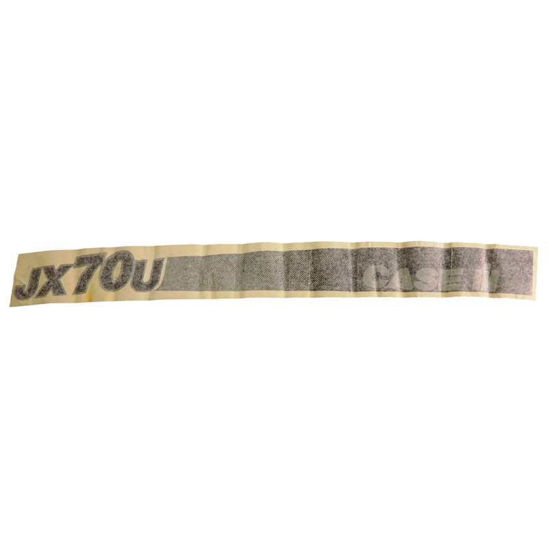Case JX70U Hood Decal 47123256 NOS OEM