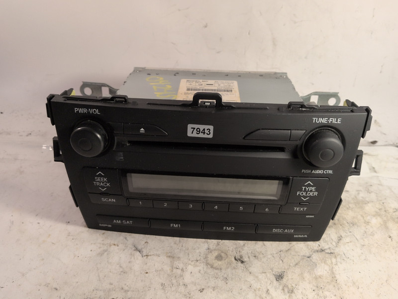2009-2010 Toyota Corolla Am Fm Cd Player Radio Receiver OEM