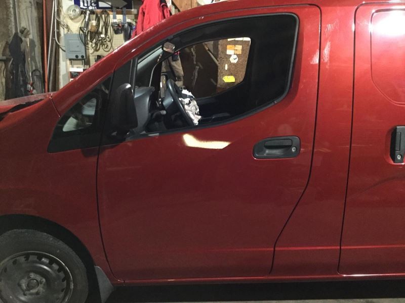 2013-2021 Nissan NV200 Left Driver Side Front Door Maroon