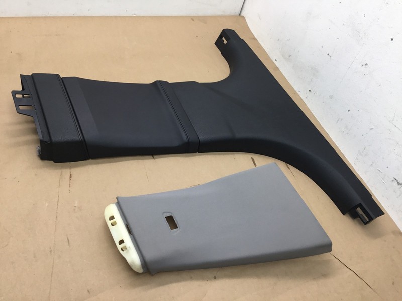 BMW 650I 650 F06 Right Center Lower Upper B Pillar Cover Trim Panel 12-16|:Y