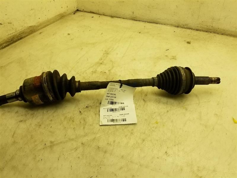 06-18 TOYOTA YARIS DRIVER SIDE FRONT AXLE SHAFT ASSEMBLY 4342052210