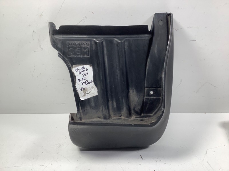 04-08 Acura TSX Right Rear Splash Guard Mud Flap OEM