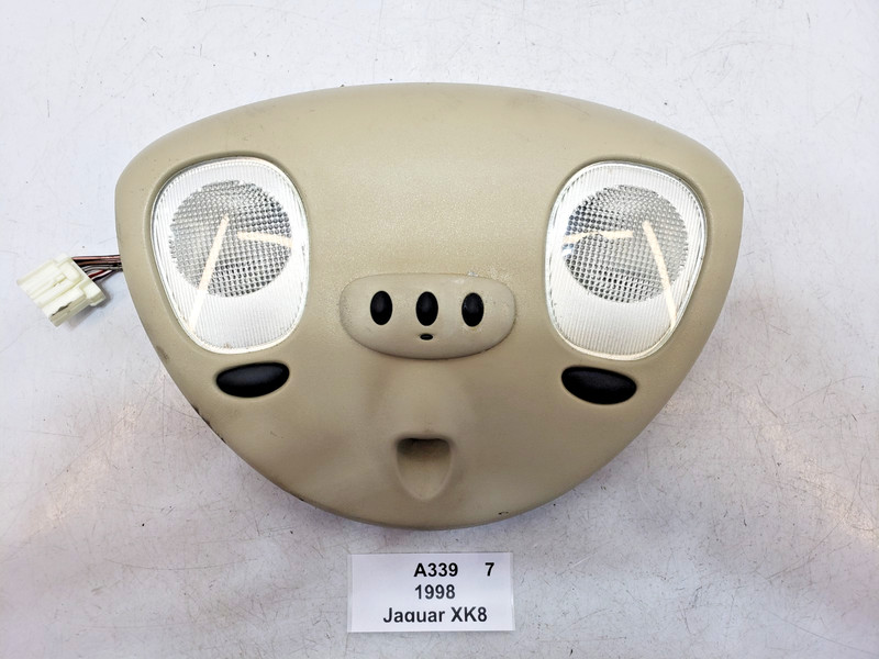 ✅ 97-03 OEM Jaguar XK8 Convertible Front Overhead Console Reading Dome Light