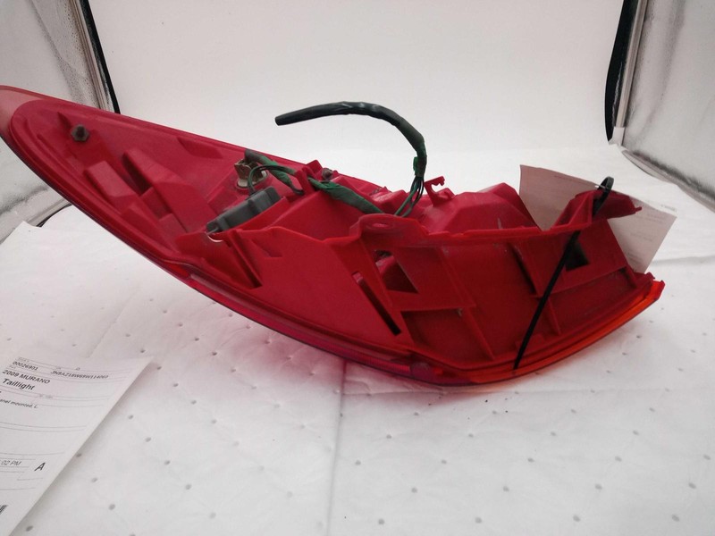 Used Left Tail Light Assembly fits: 2009 Nissan Murano quarter panel mounted Lef