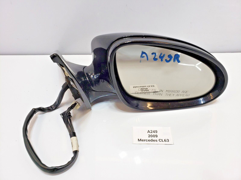✅ 07-09 OEM Mercedes C216 C63 Right Passenger Side View Door Mirror Black
