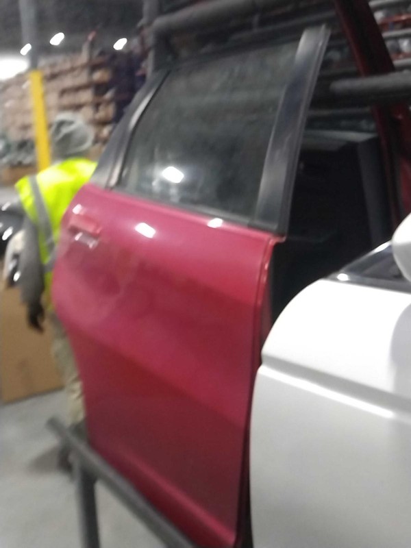 2009 Honda Fit Rear Right Door Red - Sun Damaged, Used, 105K Miles