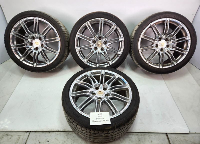 ✅ 11-18 OEM Porsche Cayenne 958 Front Rear Wheel Rims 10Jx21 ET50 W/ Tires NOTE*