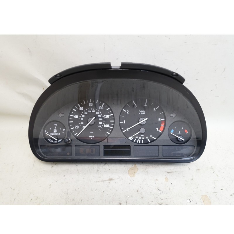 97-03 BMW E39 5-Series Instrument Gauge Cluster Panel Speedo Low-OBC 177k OEM
