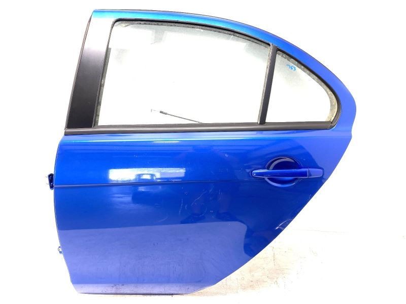 Left Driver Rear Door Blue Fits 2008-2011 Mitsubishi Lancer 43470 *NO SHIPPING*