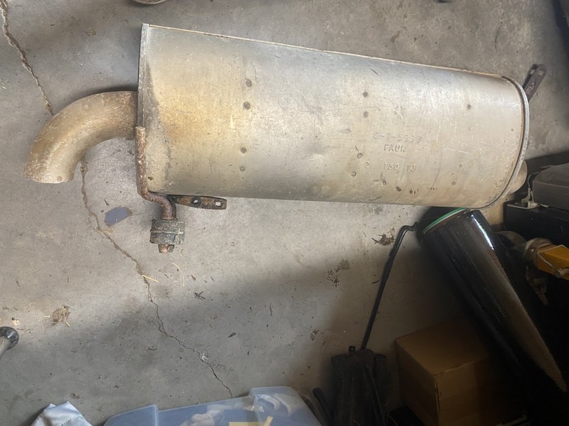 2012 Chrysler Town And Country Exhaust Muffler OEM