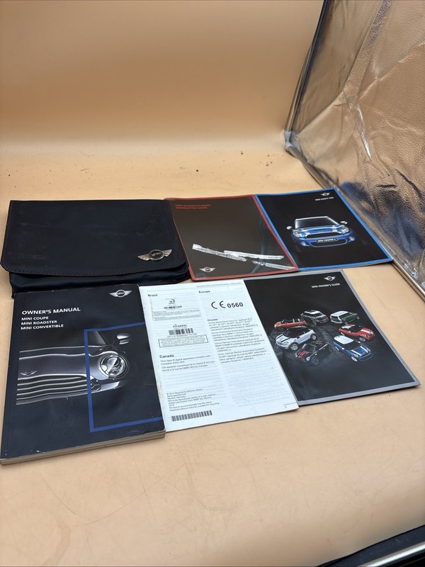 2013 Mini Coupe Roadster Convertible Owners Manual Insiders Guide Safety W/ Case