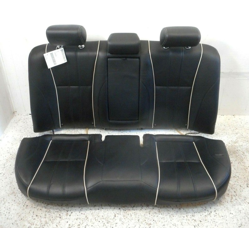 11 Jaguar XJL Rear Lower Bottom Upper Back Seat Cushion Set OEM Heated Cooled