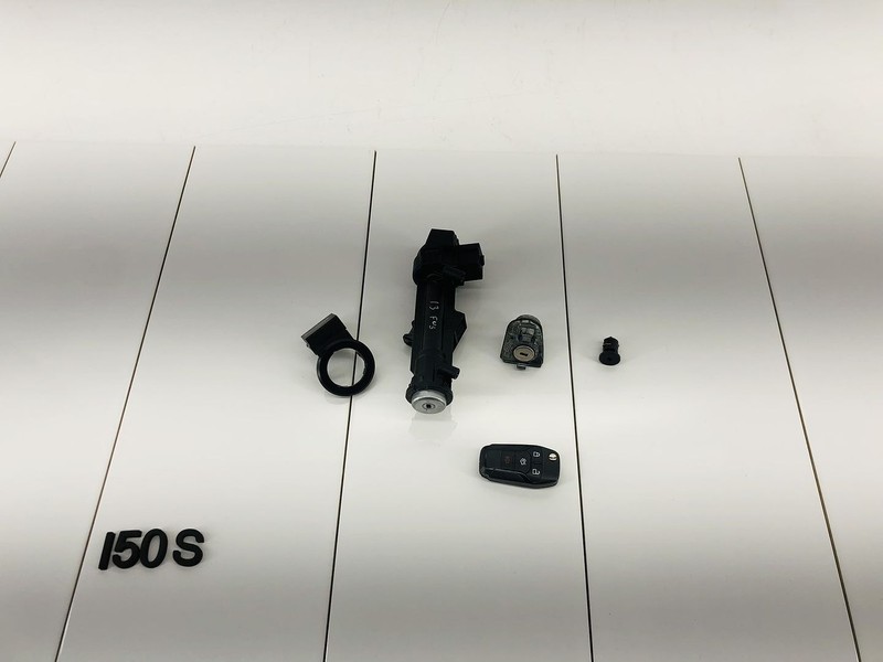 2013 FORD FUSION STEERING & CENTRAL LOCK CYLINDER & TRANSCEIVER RING W/ KEY OEM