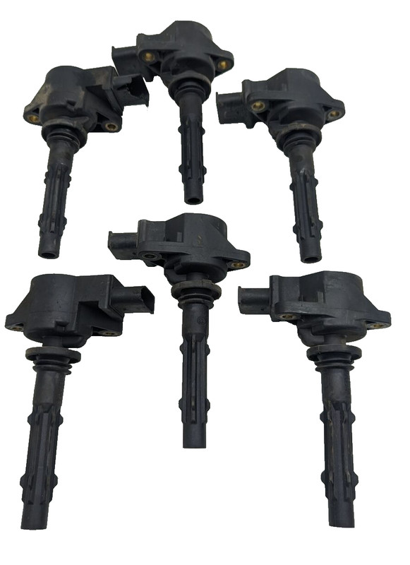05-13 Mercedes X204 GLK350 4MATIC M272 Ignition Coil Set of 6 0001502680 OEM