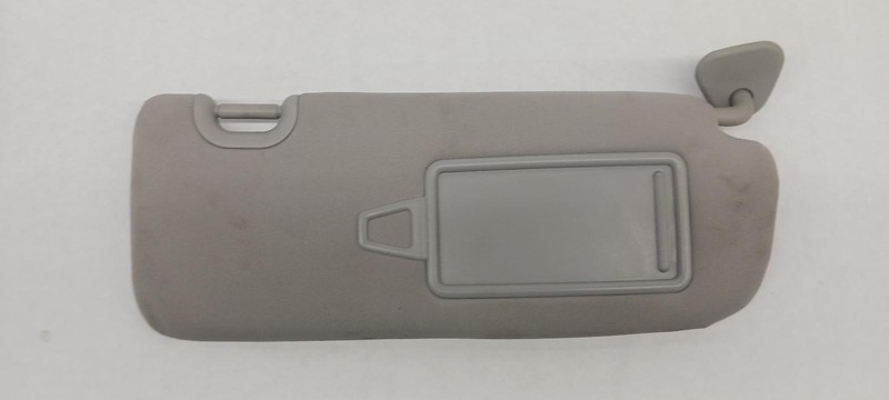 13-'19 HYUNDAI SANTA FE right passenger Sun visor w/o sunroof gray OEM