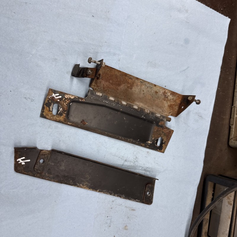 1980 - 1981 Vintage John Deere Snowmobile Trailfire Hood Hinge Front Mount