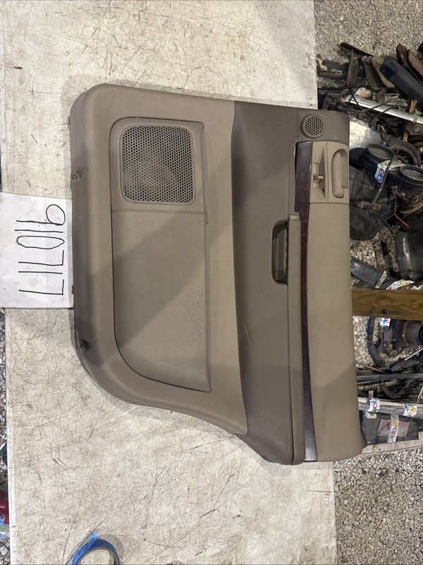 2001-04 Dodge Durango Rear RightSide Door Panel OEM Tan W/ Woodgrain